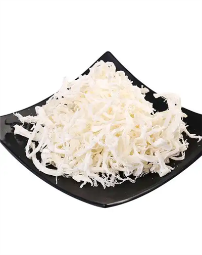 Blekksprut strimler hvitt